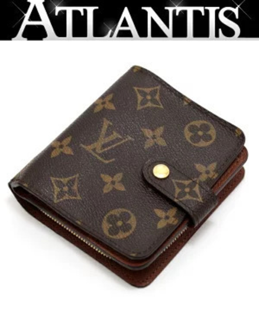 Louis Vuitton Compact Zip Bi fold Wallet Monogram